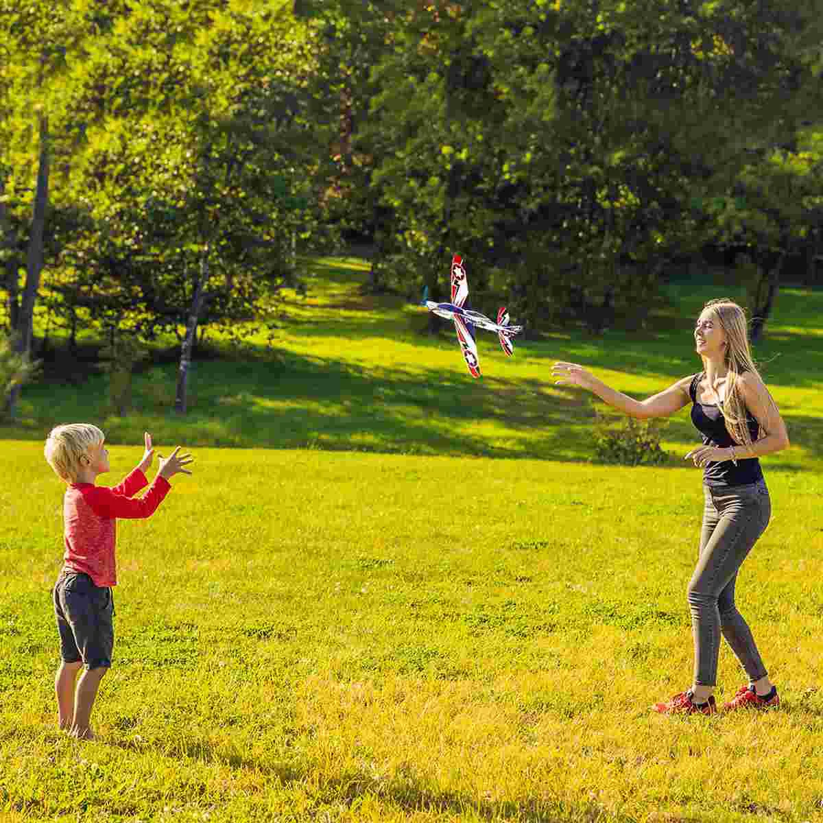 Assembly Plane Glider Kids Flying Airplane Toys Childrens Flight Set Children’s