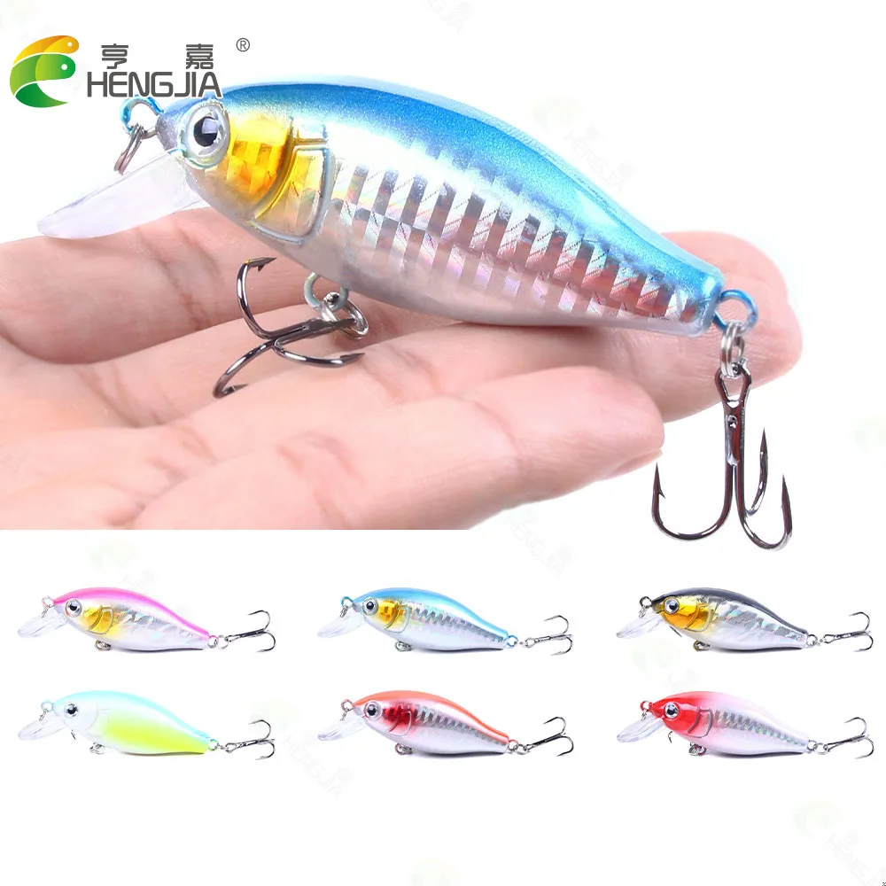 

6Pcs Mixed Colors Fishing Lure Set of Wobbler 7.5CM-10.5G-6# Crankbaits Swimbait Sea Swim Trout Minnow Tackle