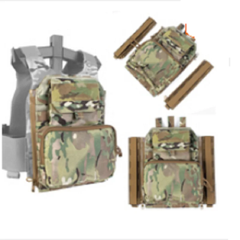 Outdoor Sports TYR MOLLE Zipper Water Bag Back Plate Bag Fcsk Tactical Vest Assault Back Plate JPC