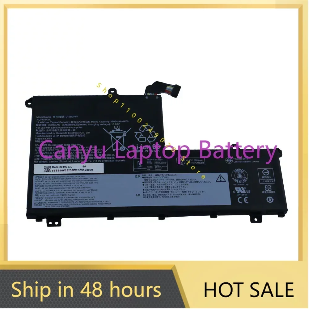 L19D3PF1 для Lenovo L19M3PF1 L19C3PF1 L19D3PF2 L19D3PF0 L19L3PF8 SB10W67411 SB10X55568 SB10X55571 Новый аккумулятор