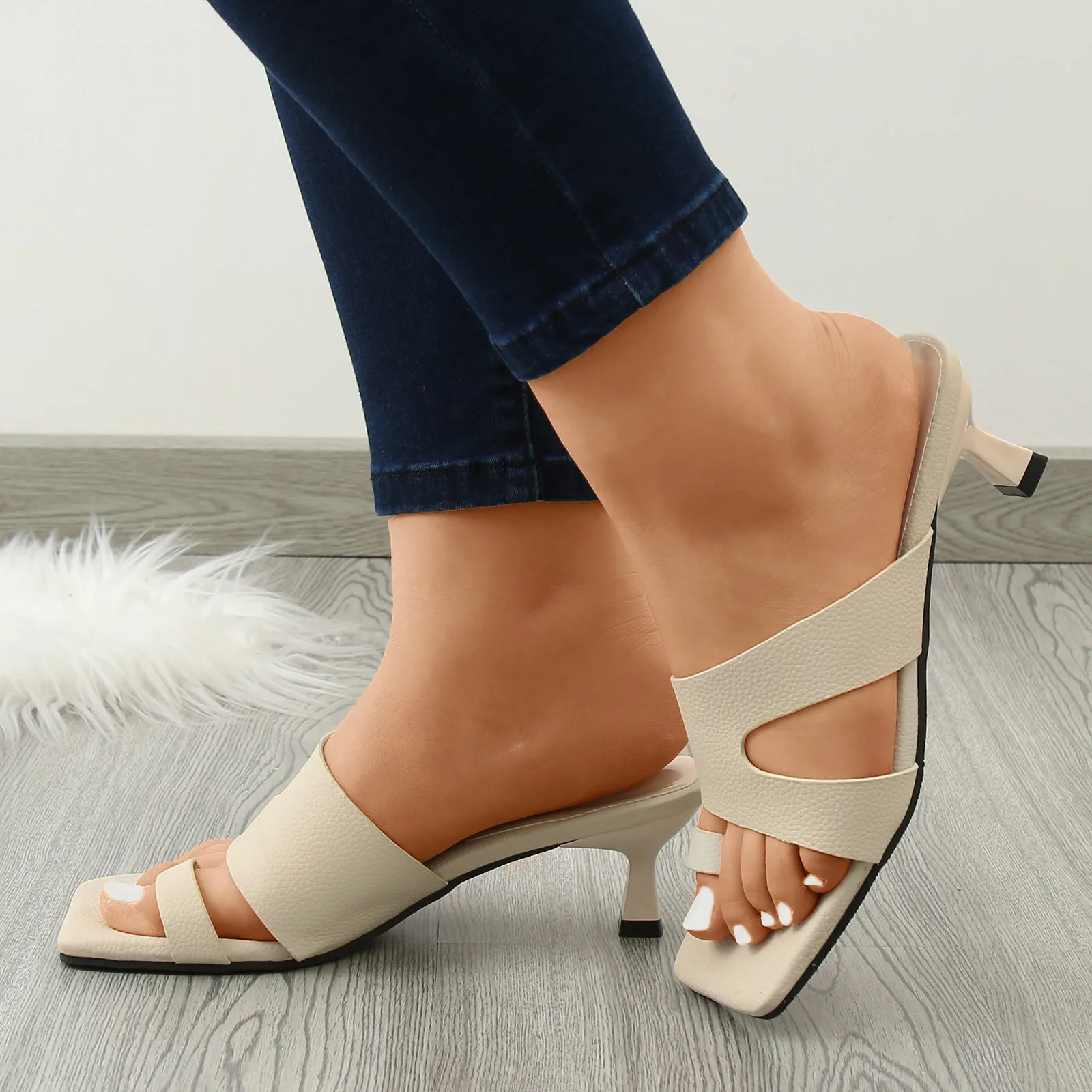Shoes Women Sandals Dressy Ladies Fashion Solid Color Leather Hollow Cover  Toe Thin High Tan Wedge Sandals for Women Size 10 - купить по выгодной цене  | AliExpress