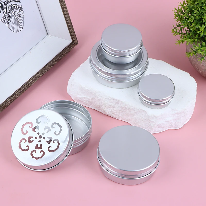 Aluminu 1PC 15/30/60 G Face Cream Bottle Jar Lid Empty Cosmetic Container Refillable Cosmetic Makeup Container Storage Box images - 6
