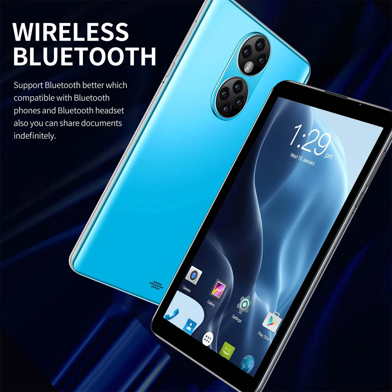 10 1-дюймовый 7 85 × 1280 Дешевый многофункциональный планшетный ПК на Android компьютер