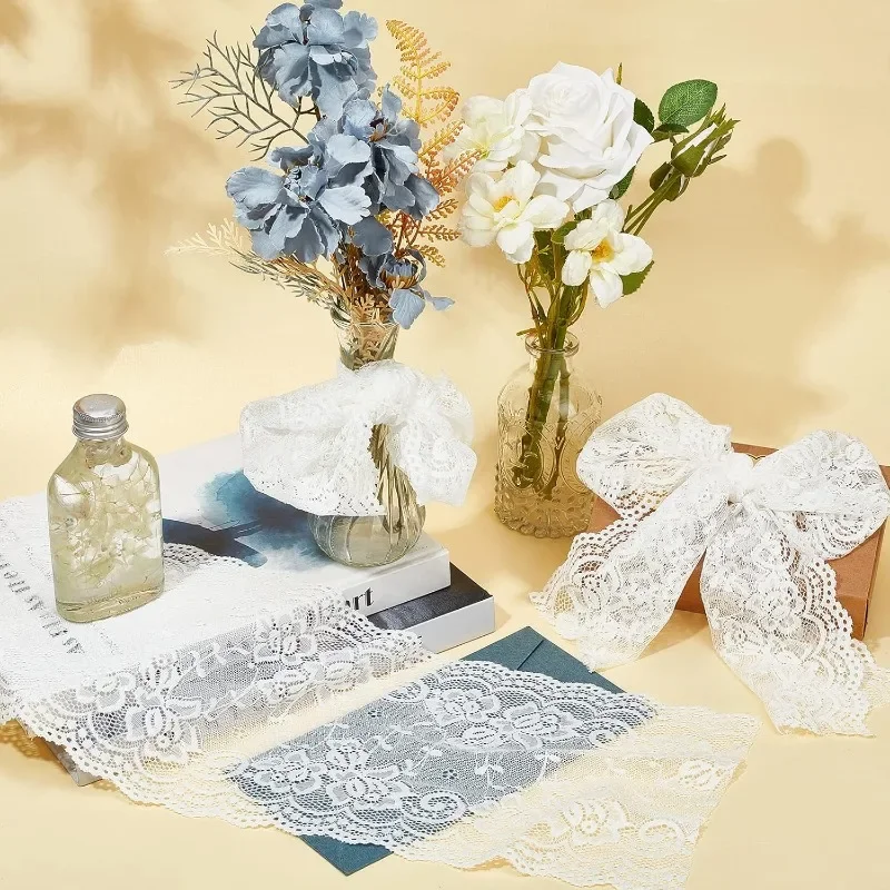 Белая Хлопковая Кружевная Бейка 5 Ярдов Ширина 6 9 Дюйма Для Скатерти Платья