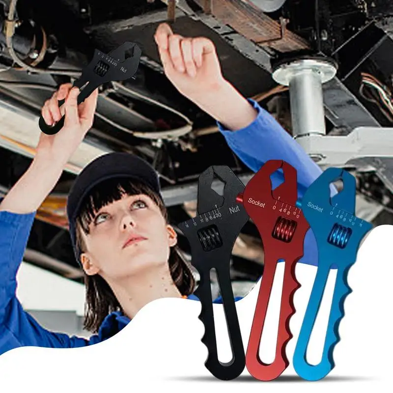 Регулируемый Алюминиевый Стандартный гаечный ключ AN 3 4 6 8 10 12 16