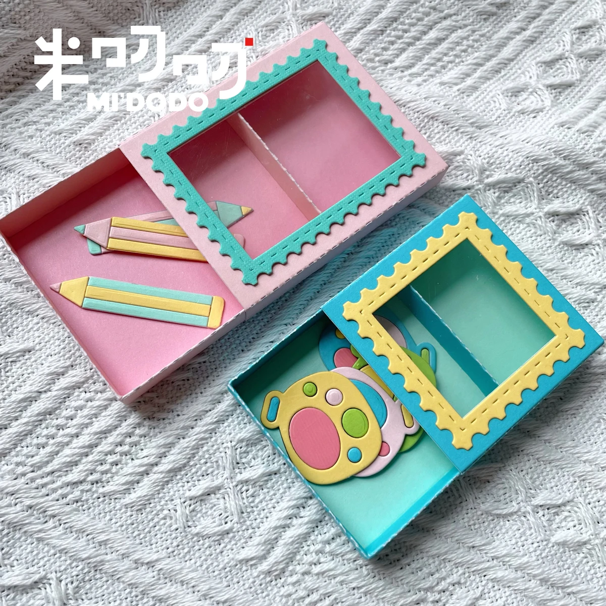 Мини квадратные металлические Вырубные штампы 2023 Скрапбукинг своими руками Midodo