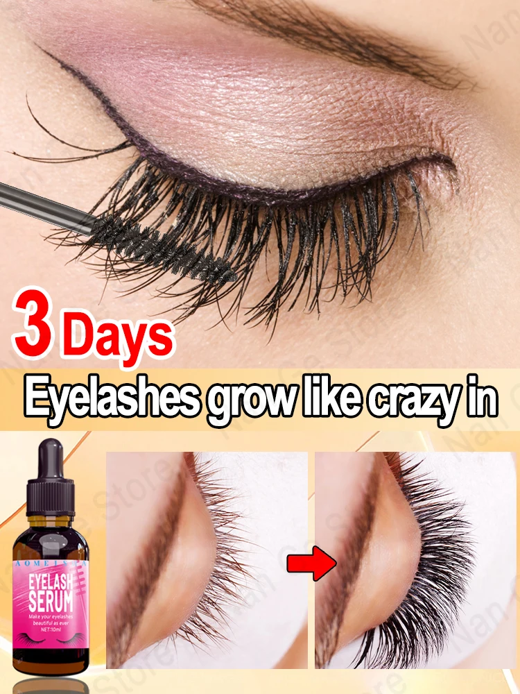 

Natural Eyelash Growth Serum Fast Eyelashes Enhancer Longer Thicker Fuller Lashes Eyebrows Lift Eye Care Enhancement Care Produc