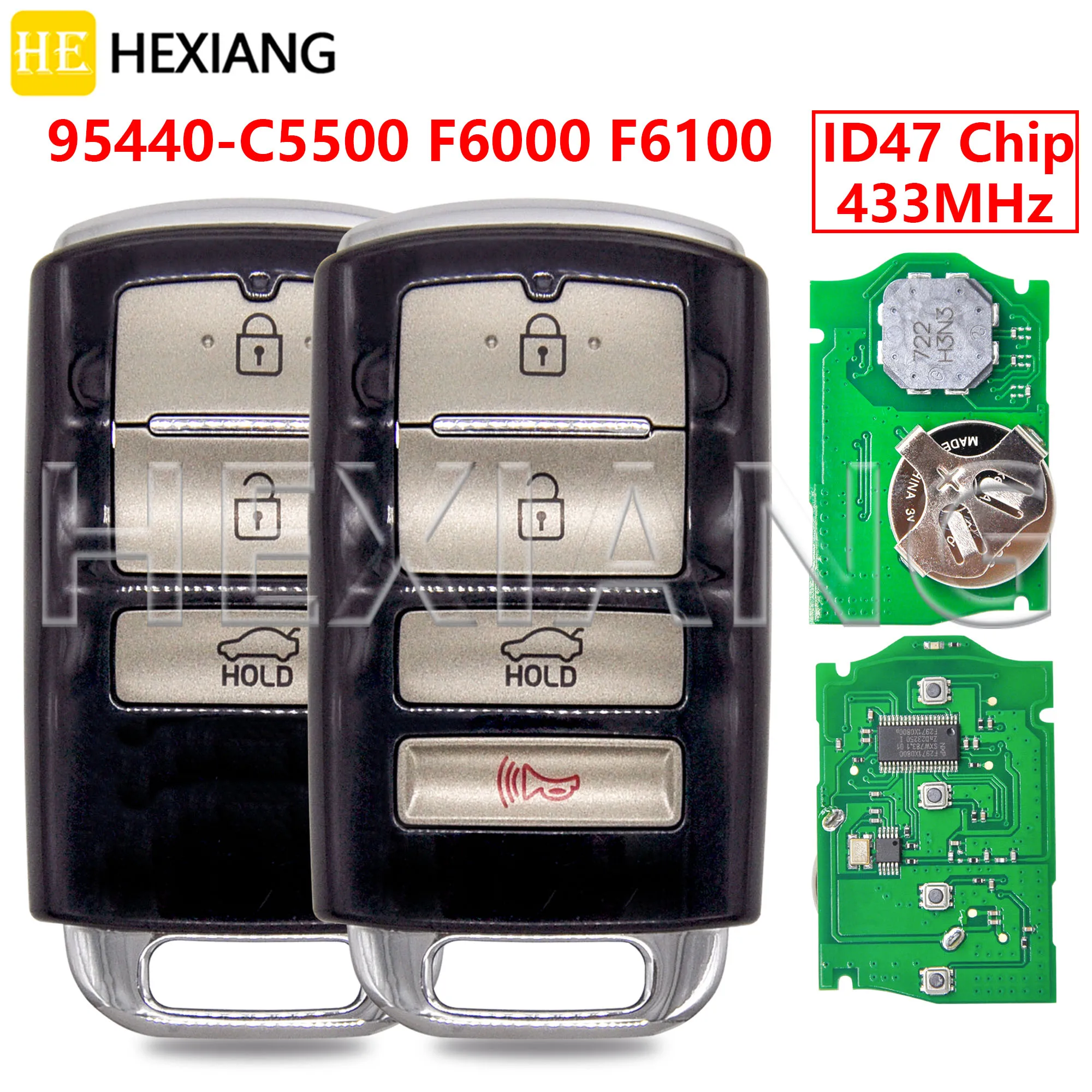 DR 95440-C5500 95440-F6000 95440-F6100 ID47 433 МГц Keyless Go Автомобильный дистанционный ключ для KIA Sorento