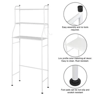 3 tier bathroom storage rack for towels toiletries toilet organizer with high foot dropshipping