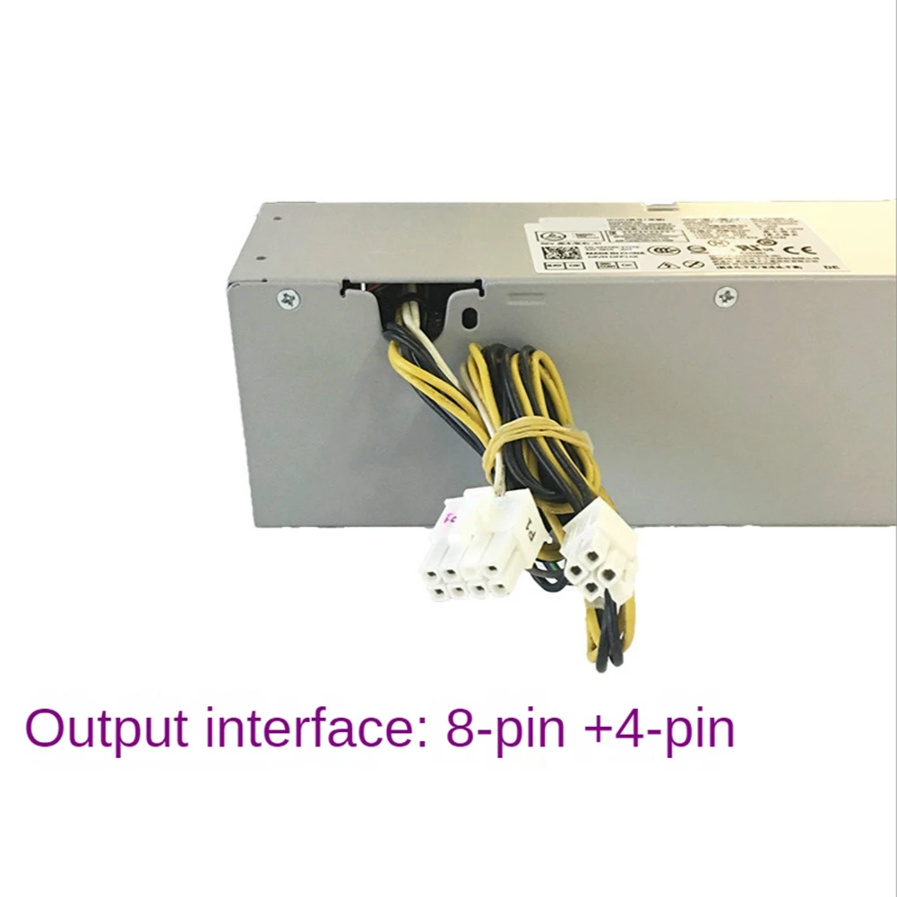 Блок питания шасси 255 Вт 6 см вентилятор 8 контактов + 4 контакта разъем для Dell Optiplex