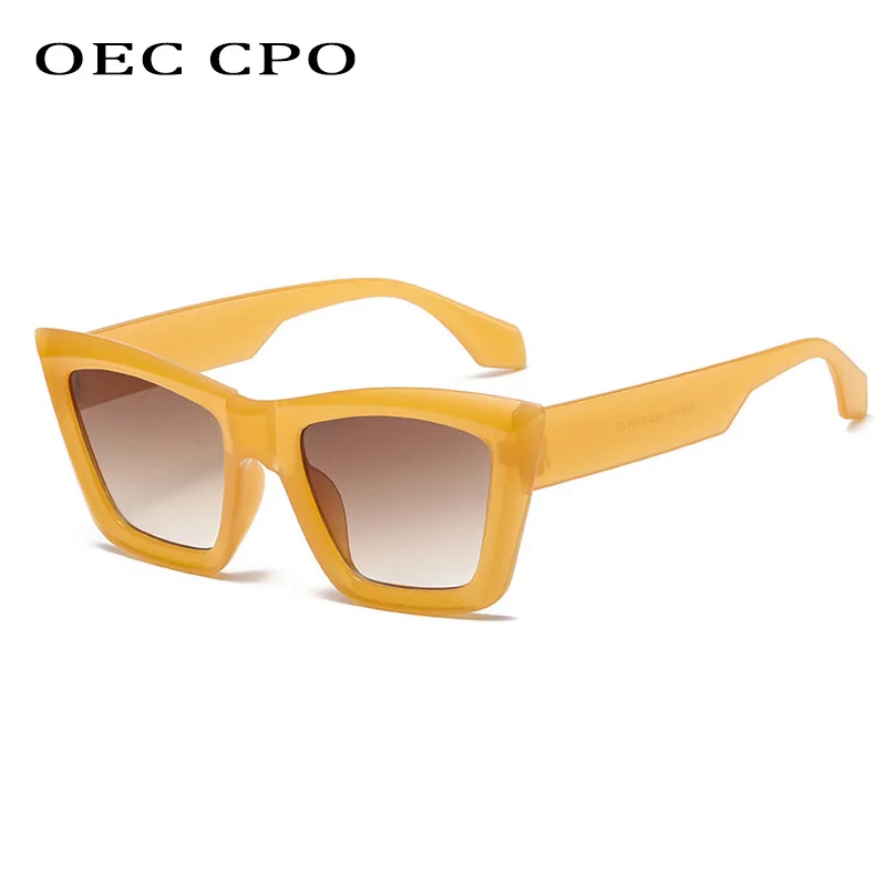 

OEC CPO Vintage Square Sunglasses Women Steampunk Retro Goggle Eyeglasses Men UV400 Shades Eyewear Ladies Punk Glasses
