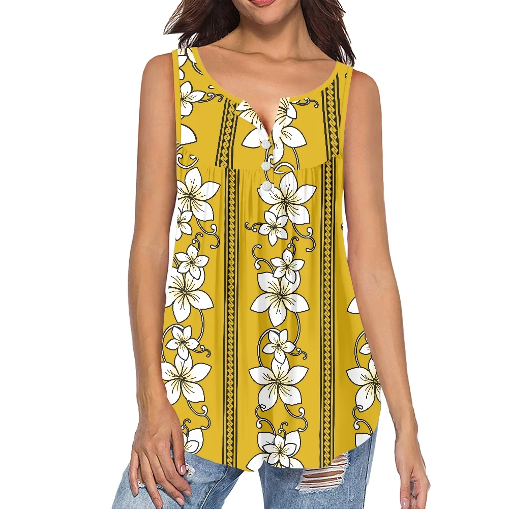 Sleeveless Plussize Sports T-shirt 2022 Summer Women Everyday Wear Shirts