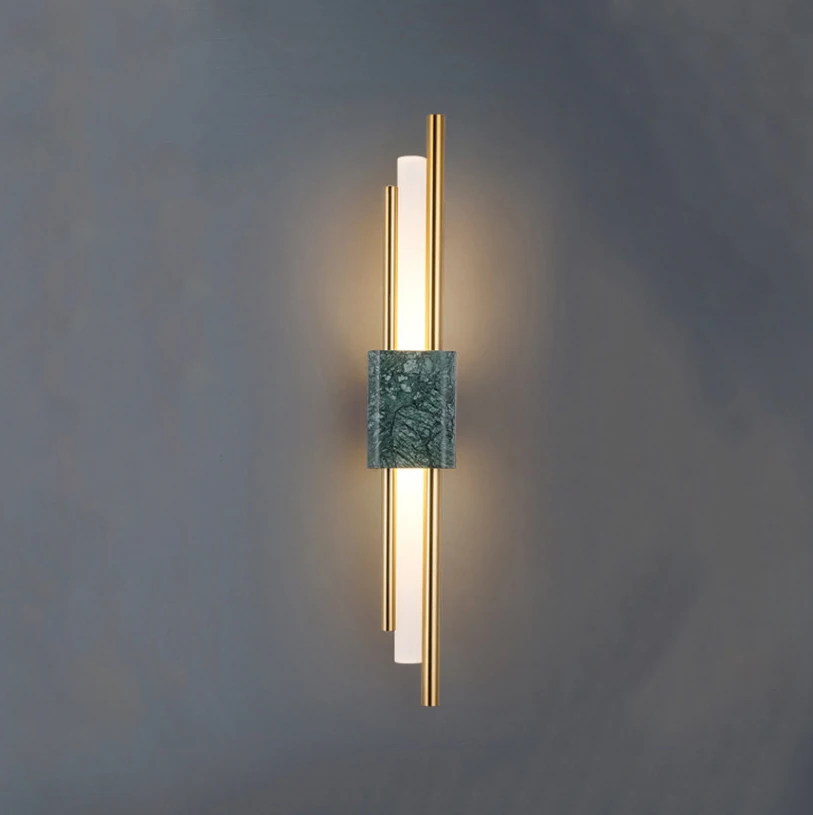 

Modern Luxury Living Room Background Wall Hotel Lobby Corridor Bedroom Bedside Decor Simple Marble Nordic LED Lights