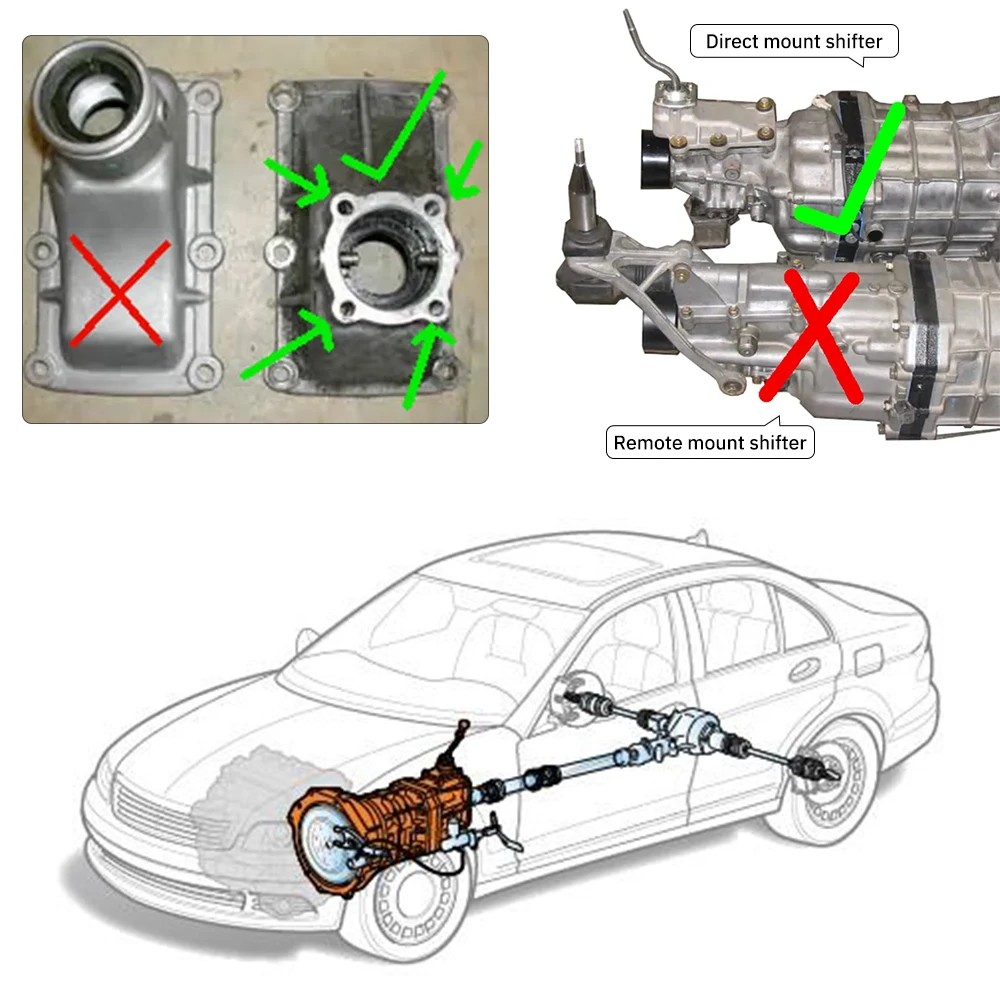 5-скоростная Стальная Коробка Переключения Передач