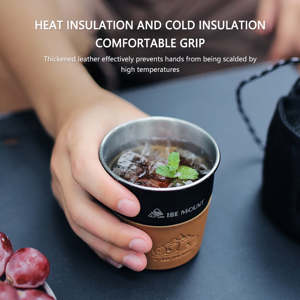 300 Мл Уличная Дорожная Кружка Из Нержавеющей Стали Для Кемпинга Пешего Туризма