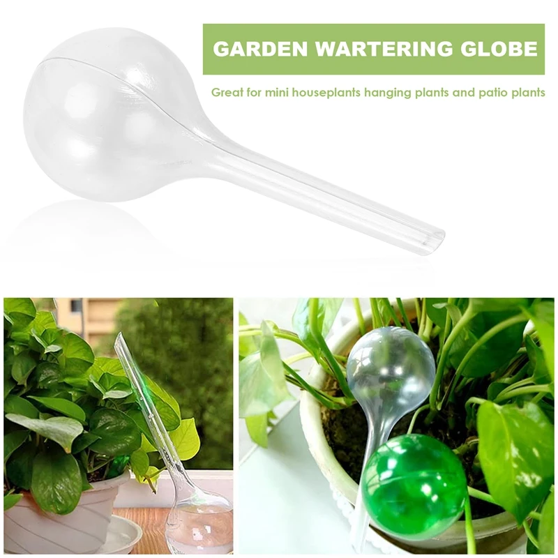 

12 Pieces Watering Globe Set, PP Watering Bulbs Globe, Imitation Glass Plant Self-Watering Globes, Self Watering System
