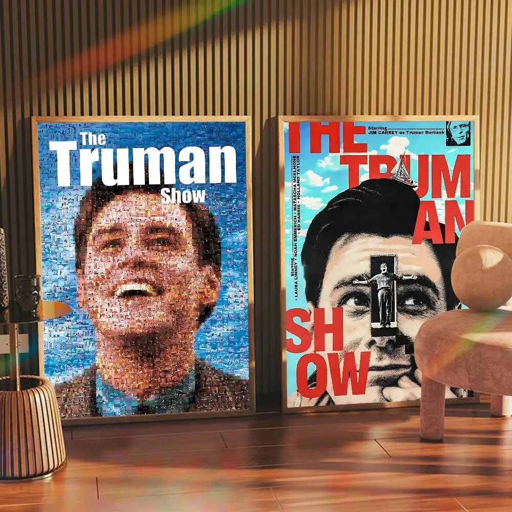 Постеры с классическими фильмами и аниме The Truman Show, декоративные наклейки, настенные картины, декор из белой крафт-бумаги (art.: 3920da9e2ef96) - 3920da9e2ef96