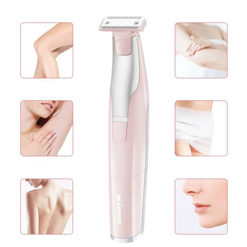 

Portable Electric Lady Shaver Bikini Trimmer Underarm Hair Clipper Women Pubic Epilator Body Haircut Remover Armpit Shave Razor