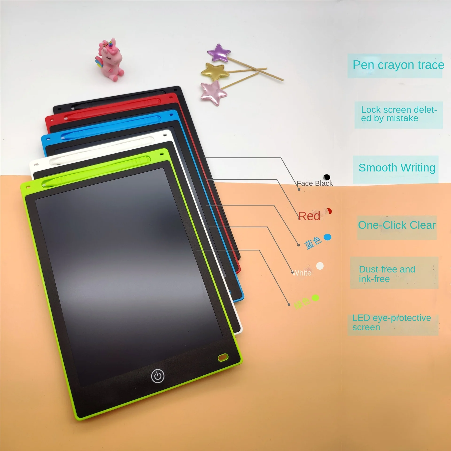 

8.5inch LCD Drawing Tablet Electronic Writing Board Colorful Handwriting Pad Boy Girl Kids Children's Toys Gift Touch Screen