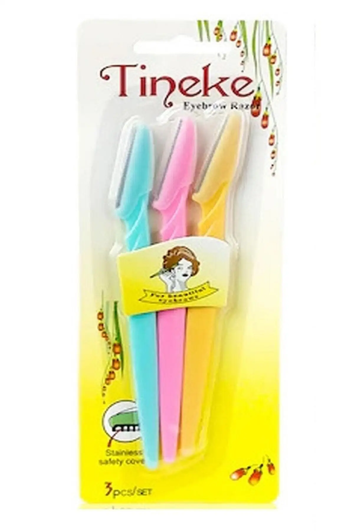 

Бритва для бровей TINEKE 3 шт.