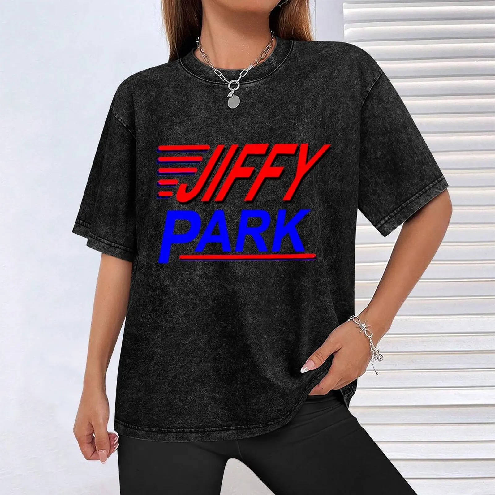 Jiffy Park Kramer's Shirt Футболка с рисунком рубашки заготовки дизайнерская футболка