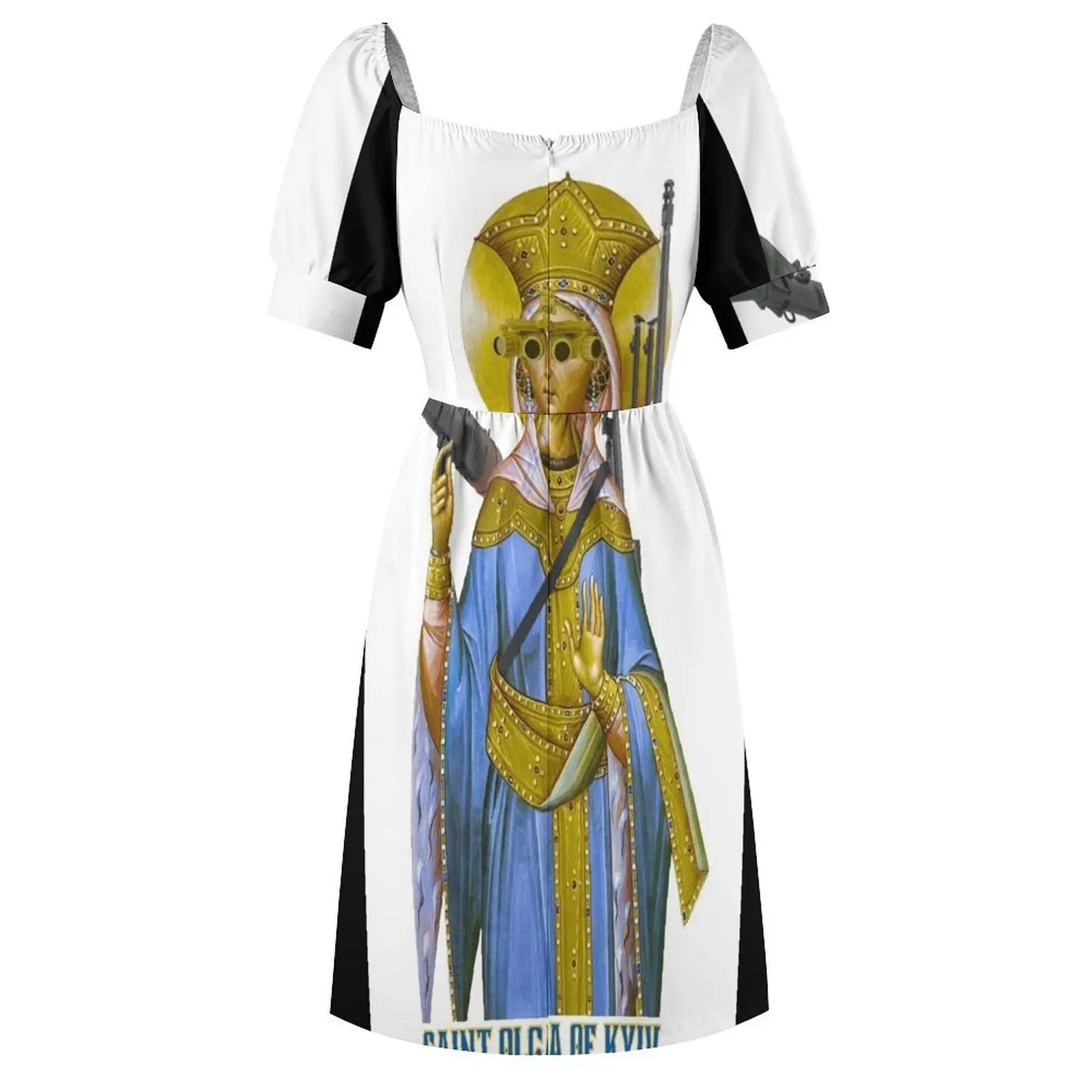 Saint Olga of Kyiv Платье с короткими рукавами женское роскошное праздничное платье