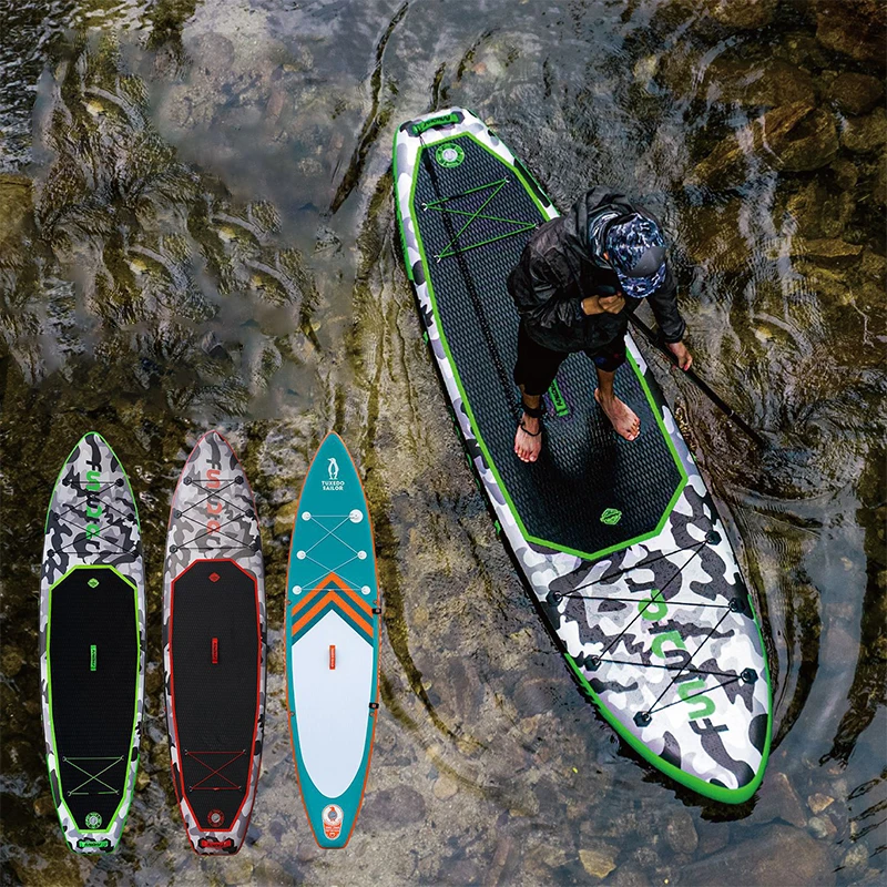 

Доска Sup зеленая надувная, ПВХ, 330x84x15 см