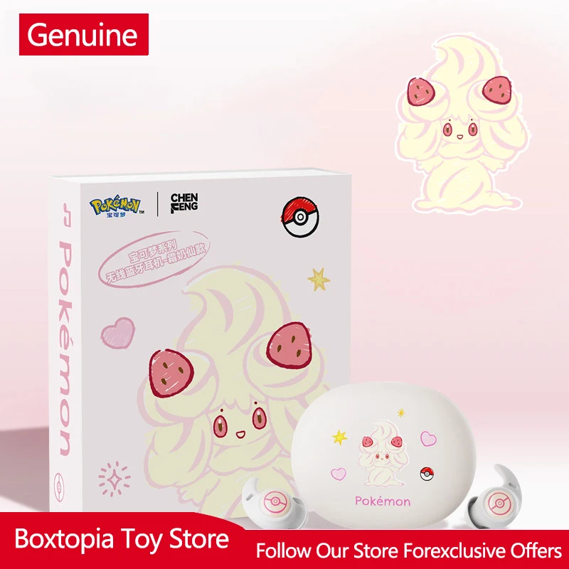 Фото Оригинальные беспроводные наушники Pokemon Gengar Pm33, Bluetooth-наушники для сна, с шумоподавлением, удобные, легкие, для занятий спортом №2