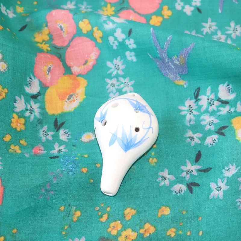 Зеленая Весенняя качественная натуральная льняная ткань из чистого рами летнее