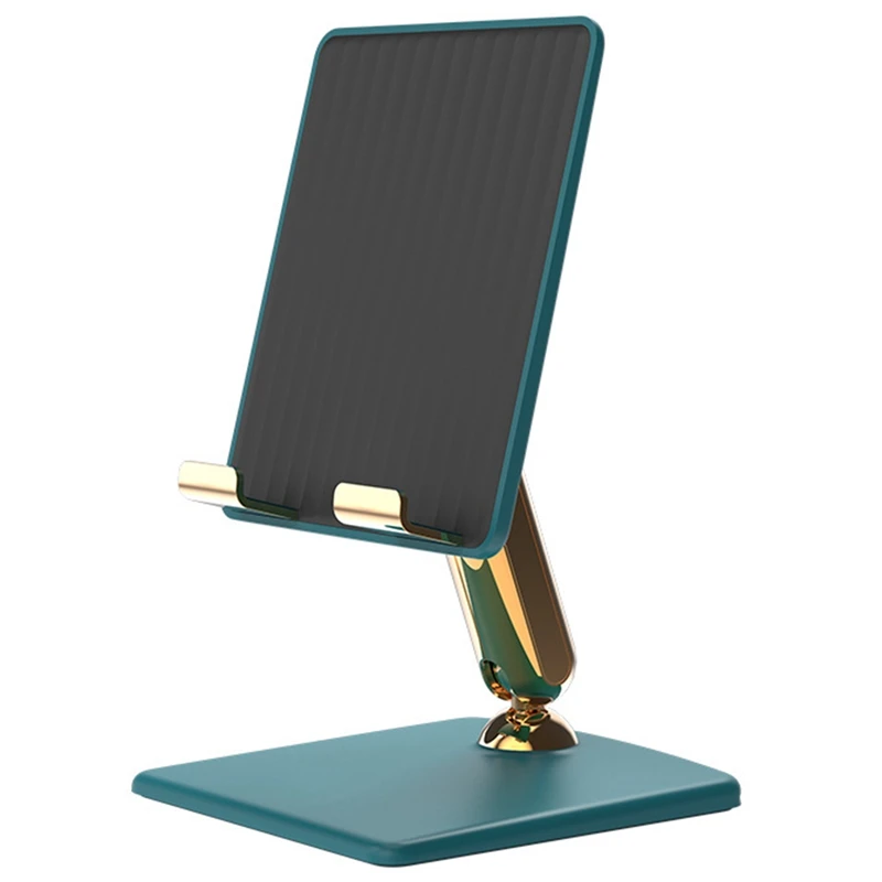 

Desktop Phone Stand, Folding Swivel Metal Tablet Stand