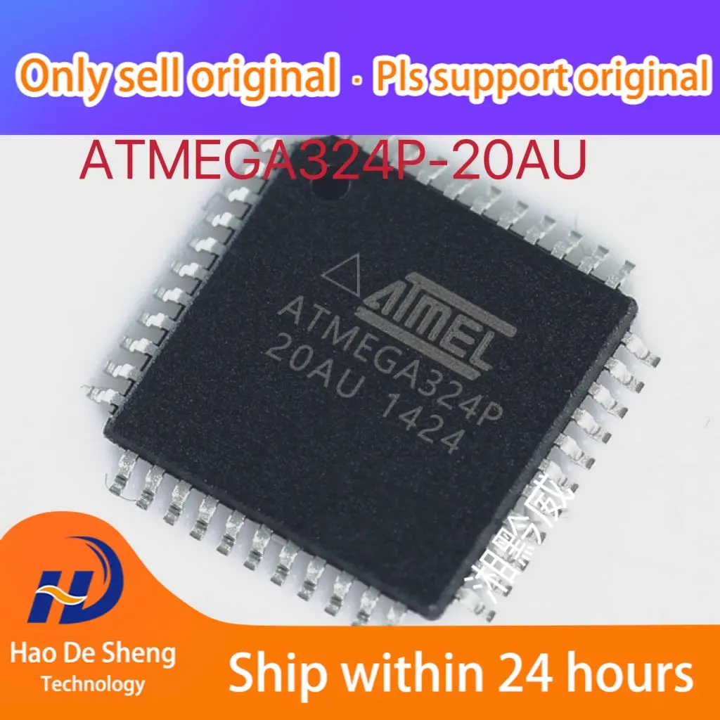 

1PCS/LOT ATMEGA324P-20AU ATMEGA324P-20 QFP-44 New Original in Stock