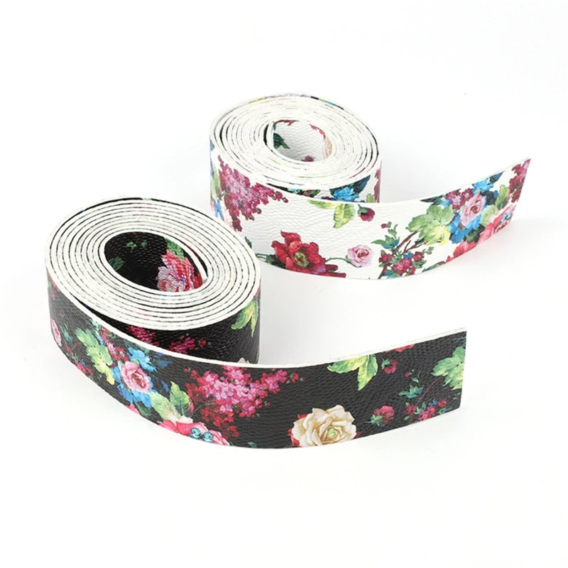 

2 Meters PU Leather DIY Sewing Pouch Printing Leather Strip Making Accessories