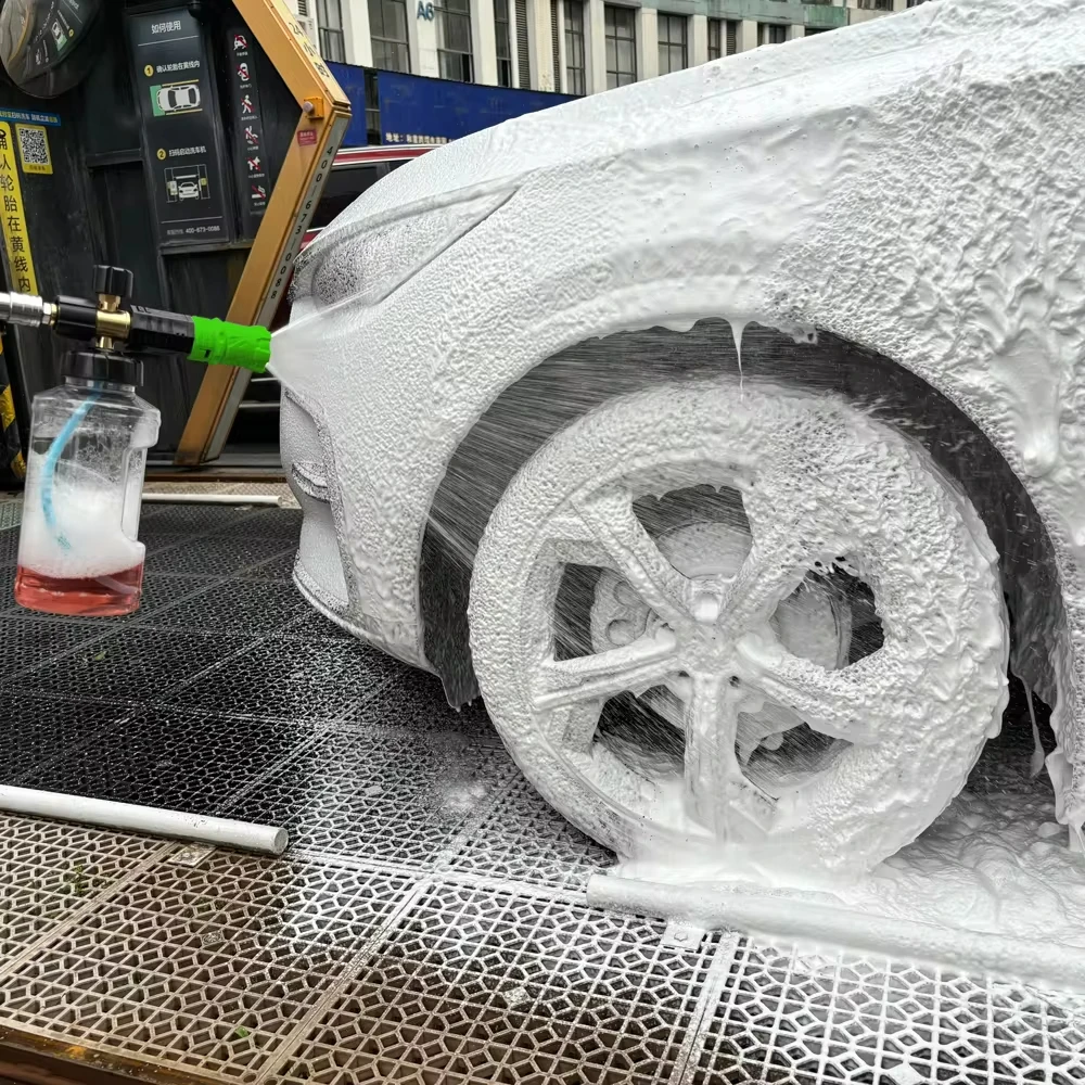 Пенная насадка пенораспылитель для шлангов моек высокого давления Karcher Bosch Parkside