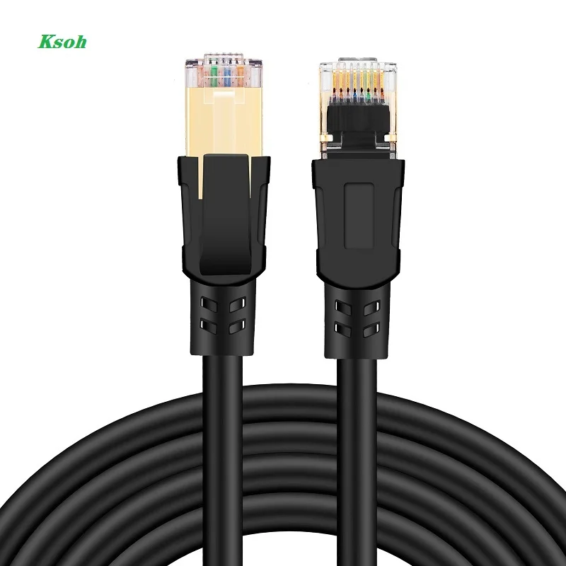 

7531 NO.2Cat8 Ethernet Kabel Sstp 40Gbps Super Speed Kat 8 RJ45 Netwerk Lan Patch Cord Voor Router Modem Pc Rj 45