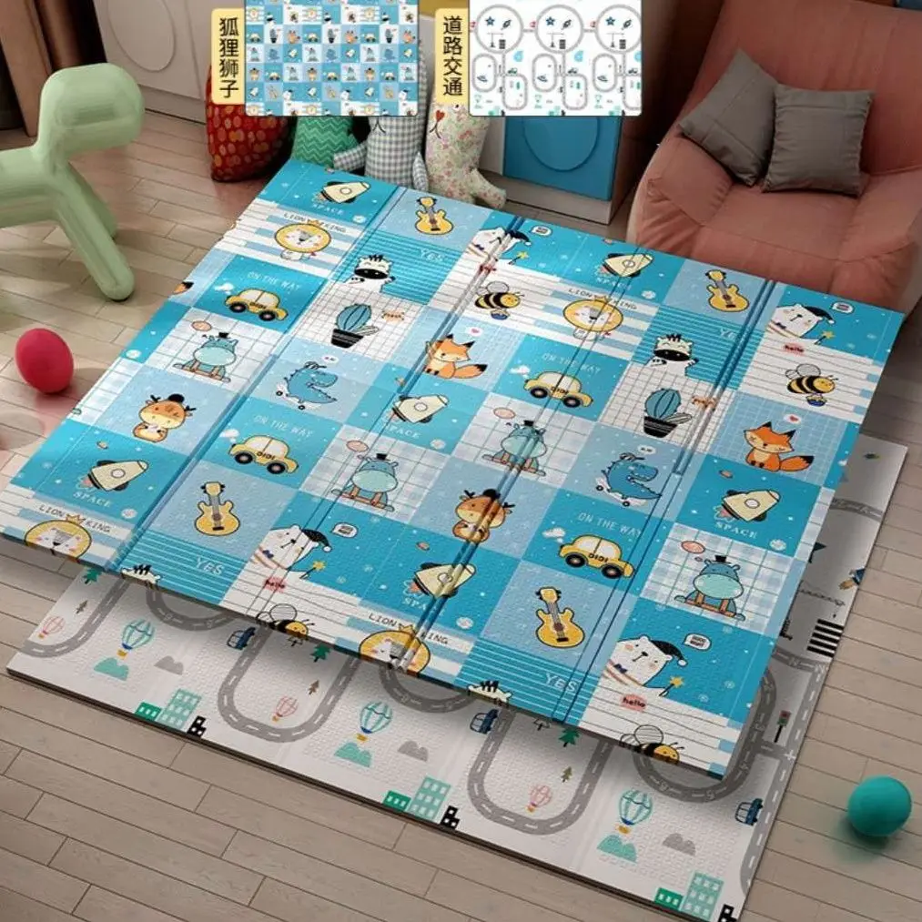 

Foldable Baby Play Mat Educational Kids Rug in Nursery Climbing Mat Kids Rug Activities Play Toys Mat Home Decor