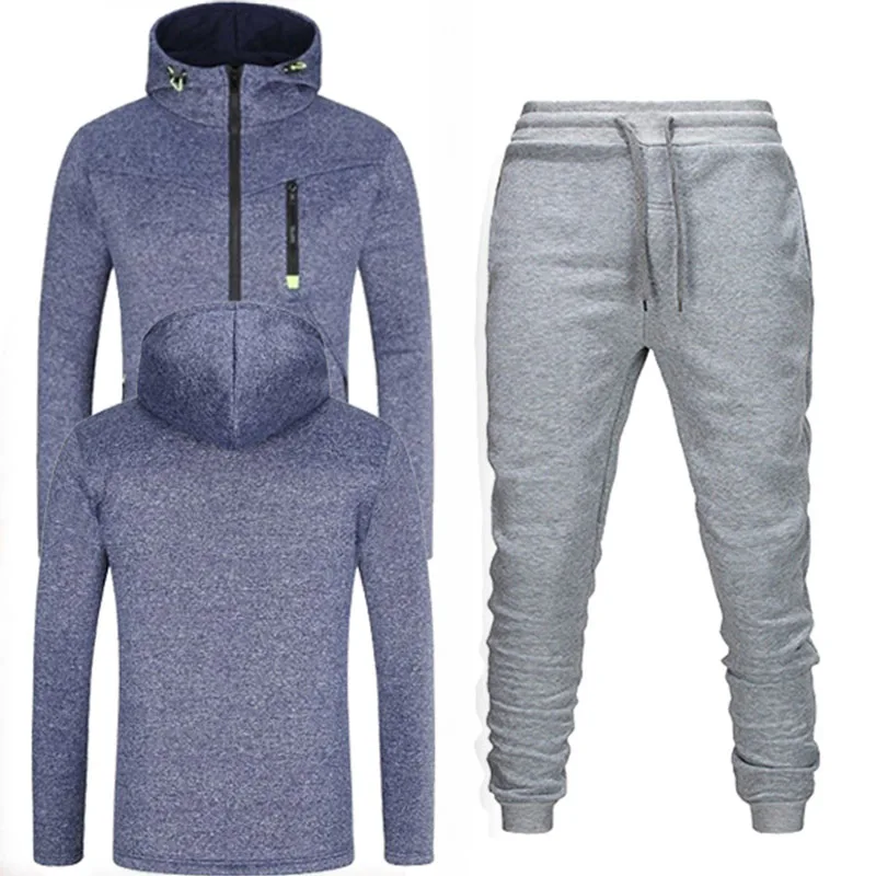 

Костюм спортивный мужской Камуфляжный из свитшота с капюшоном и брюк