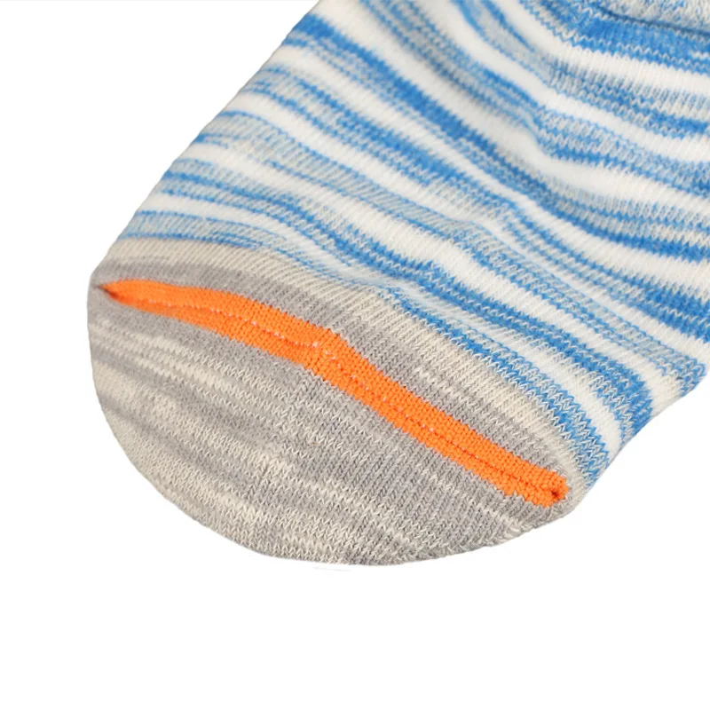 3 Pairs Spring Summer Fall Prevention Combed Cotton Stripe Mooring Stock Male Silicone non-slip Socks Invisible Sock Sports Sock
