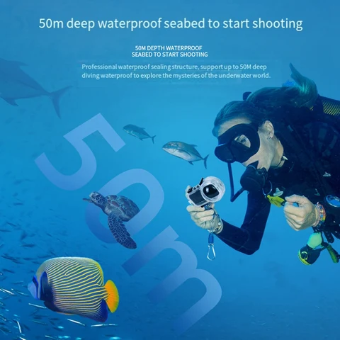 Экшн-камера Водонепроницаемый чехол для Insta360x4 Full Stealth Dive Case 360 градусов 50 м Водонепроницаемый чехол Защитный чехол
