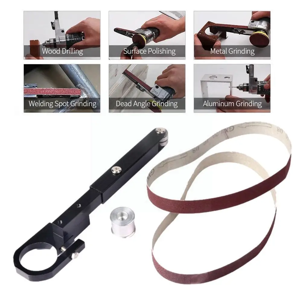 

Angle Grinder Belt Sander Sanding Grinder Adapter Belt Grinding Machine Sander Polishing Power Tool For Model 100 Angle Gri A1e5