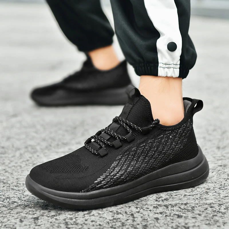 Сверхдышащие мужские кроссовки для бега мягкие удобные летние легкие ходьбы и