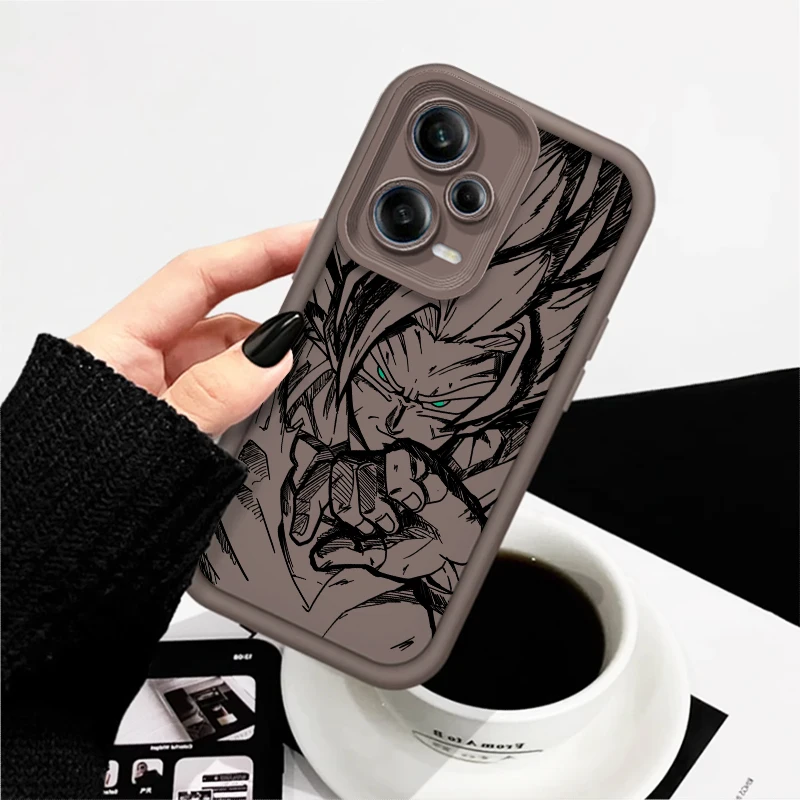 Комиксы D-Dragon Ball Saiyan Eye лестница для Xiaomi Redmi Note 13 12 12C 11 11S 10 10C 10A 9C 9A Pro чехол телефона