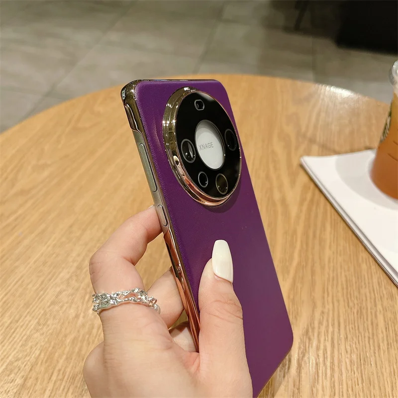 Оригинальный простой кожаный чехол для телефона с защитой от падения Huawei MATE40