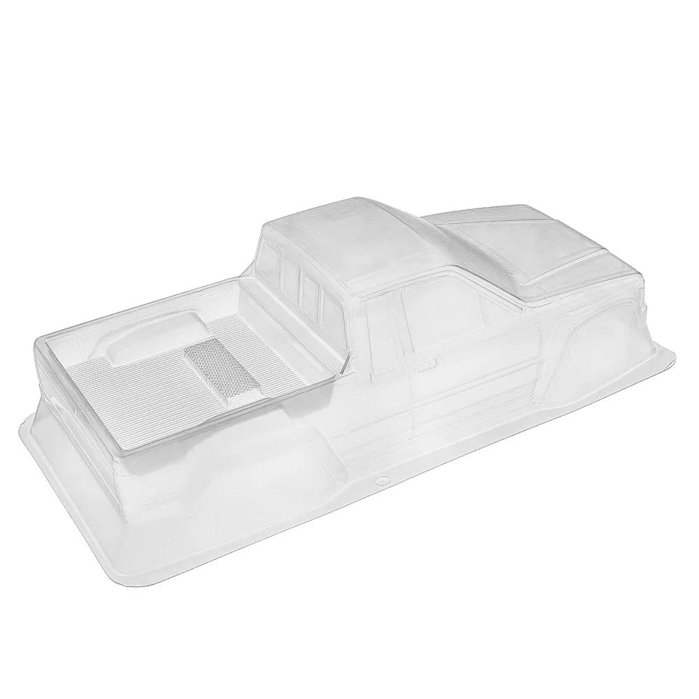 

12,3 дюйма 313 мм Колесная база прозрачный корпус пикапа Корпус Комплект для 1/10 Rc Crawler Trx4 Axial Scx10 Scx10 Ii Rgt 86100 Yk4101 Cc01 Tf2