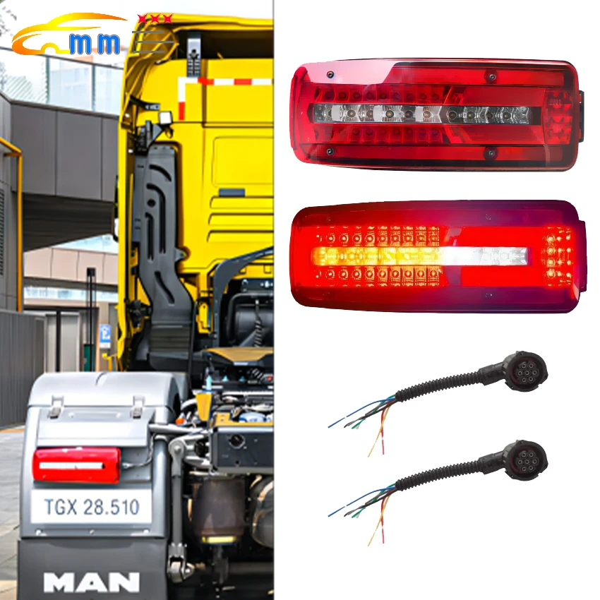 

one pair 24V truck led tail light for MAN TGA TGX truck led tail light