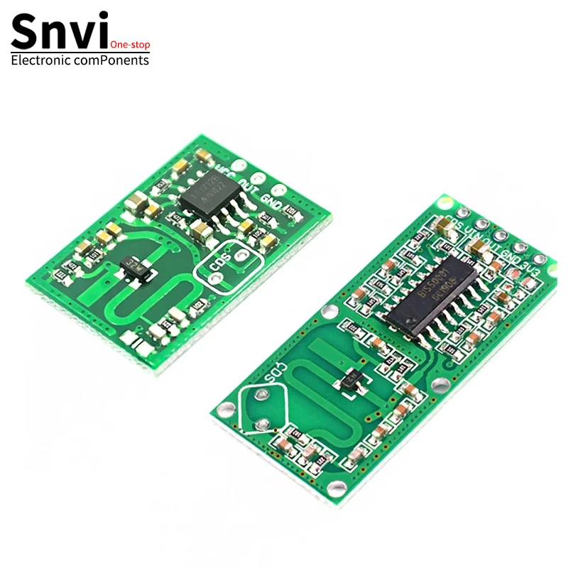 Snvi RCWL-0515/0516+ 10-15m long distance 2.7g microwave detection module is suitable for garage lamp/UV lamp