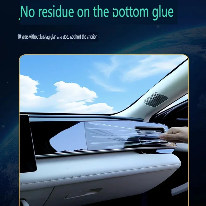 Прозрачная пленка ТПУ для Smart # 1 наклейка салона автомобиля консоль приборная