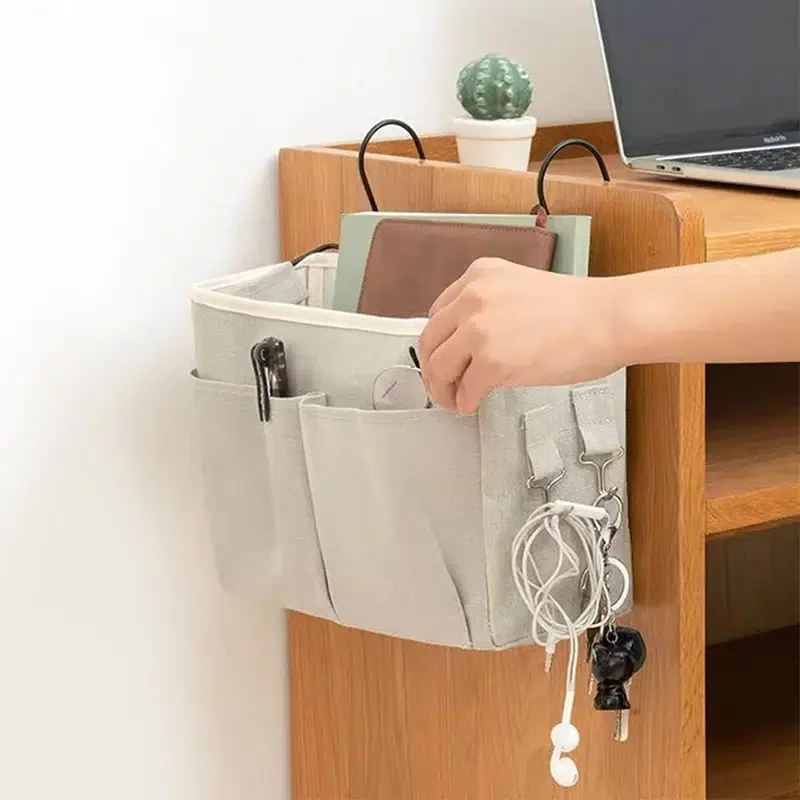 

Bedside Desktop Shelf Office Stationery Books Hanging Storage Bag
