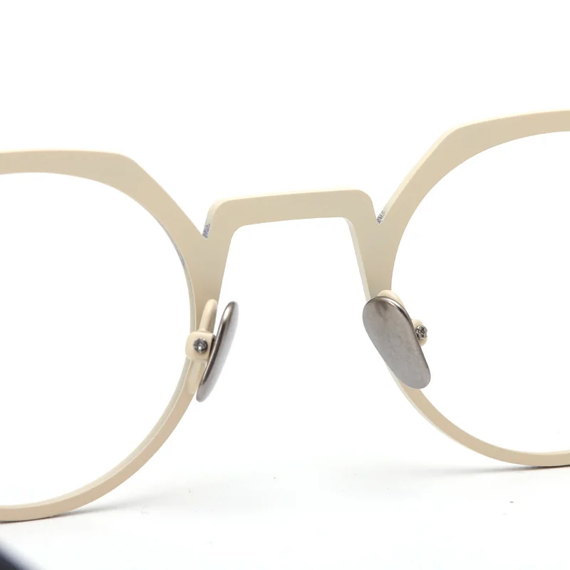 Круглые оправы из чистого титана новинка женская модная модель оптические очки