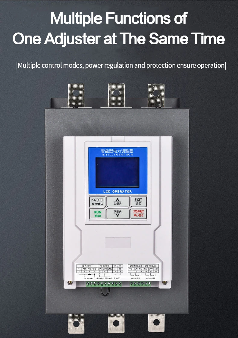 3 Phase 100KW~160KW 260-440VAC SCR Power Regulator Voltage Controller with RS-485 Communication