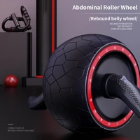 abs roller wheel non slip ergonomic handle multipurpose automatic rebound abdominal muscles roller for home gym fitness